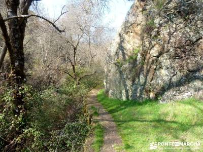 Cañón Río Aulencia-Embalse Valmenor; nudos montaña foros montaña ruta peña trevinca parque nat